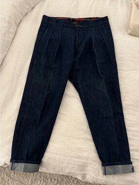 Monitaly Dark Indigo Relaxed Fit Men's Jeans